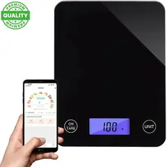 ONE PIXEL - Balanza Bascula Digital Cocina Gramera Cubierta Vidrio 5 Kgs