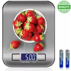 ONE PIXEL - Balanza Gramera Bascula Digital Pesa Cocina Acero Inox 5 Kgs