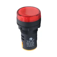 VCP - Piloto Led Luminoso 22mm Rojo 110 VACDC Tablero Eléctrico