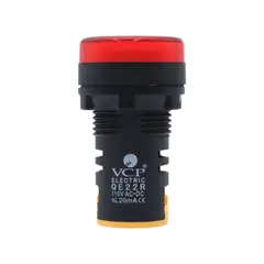 VCP - Piloto Led Luminoso 22mm Rojo 24 VAC/DC Tablero Eléctrico