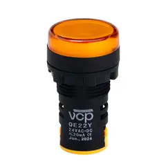VCP - Piloto Led Luminoso 22mm Amarillo 24VACDC Tablero Eléctrico