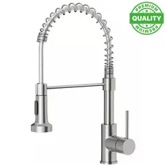 ONE PIXEL - Llave Monomando Lavaplatos Flex Griferia Cocina - Plateado Premium
