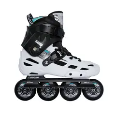 COUGAR - Patines Semiprofesionales Slalom MZS509 Blanco talla 40