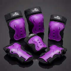 ONWHEELS - Set de protecciones Regular Fit Morado tll L