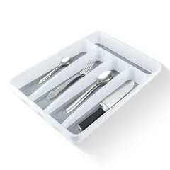 CHEF MASTER - Cubiertero 5 Divisiones para Cajón de Cocina Antideslizante