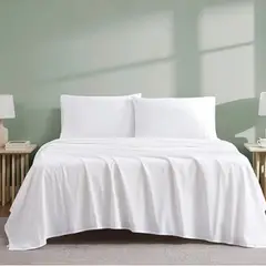 MY HOME STORE - Sábana 300 Hilos Blanco.