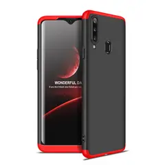 GENERICO - Funda Carcasa Estuche Protector Para Samsung A20s Negro Rojo