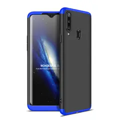 GENERICO - Funda Carcasa Estuche Protector Para Samsung A20s Negro Azul