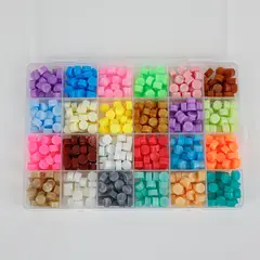 GENERICO - Paquete de Lacre Pastillas x24 Colores