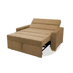 GENERICO - Sofa Cama Multifuncional Aubry Camel + Cojines