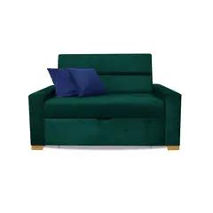 GENERICO - Sofa Cama Multifuncional Aubry Verde + Cojines