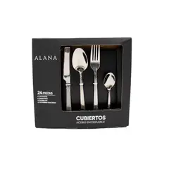 ALANA LIFE - Set de cubiertos x 24 piezas - Roma