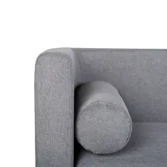 DKO DESIGN - Sofa Chaise Long Gris Memphis Pata Negra