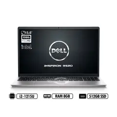 DELL - Portatil 156′ FHD INTEL i3-1215U Ram 8GB DDR4 512GB SSD Silver