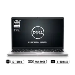 DELL - Portatil 156′ FHD INTEL i3-1215U Ram 16GB DDR4 512GB SSD Silver