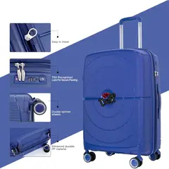 GENERICO - Maleta De Viaje Equipaje De Mano Cabina 10KL Rueda Extraible Expansión