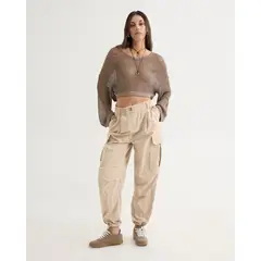 SEVEN SEVEN - Pantalón Para Mujer Jogger Color Arena Marca #28071873