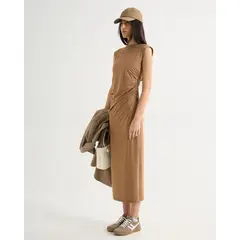 SEVEN SEVEN - Vestido Para Mujer M/Sisa Largo Color Camel Marca #28171398