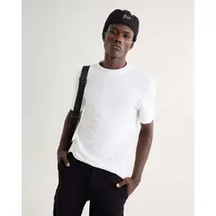 SEVEN SEVEN - Camiseta Tejida Texturizada Para Hombre Crudo