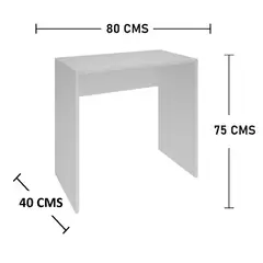DKO DESIGN - Escritorio Tomy 75x80x40 Blanco
