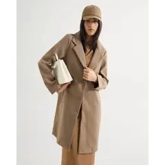 SEVEN SEVEN - Chaqueta Para Mujer Abrigo Color Taupe Marca #28080975
