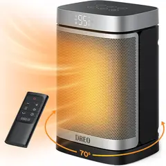 GENERICO - Dreo Calentador Portatil Eléctrico 70o De Cerámica 1500w