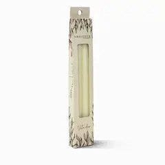 AMBIENTE GOURMET - Vela duo candelabro x 2 uds marfil