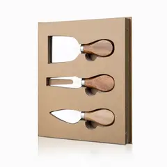 AMBIENTE GOURMET - Set x3 cuchillos para queso