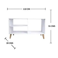 DKO DESIGN - Mesa de Televisión 50 King 60x110x39 Blanca