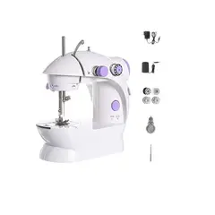 GENERICO - Máquina De Coser Machine Yfsm-202a Blanca Portátil Mini