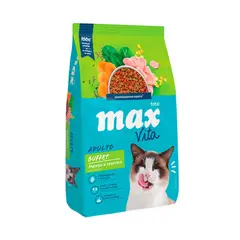 TOTAL MAX - Alimento Max Vita Gato Adulto Buffet Pollo Y Vegetales 1Kg