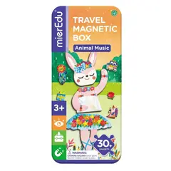 JUGANDO Y EDUCANDO - Juego Didáctico Puzzle Animales Bailes Magnéticos Para Niños