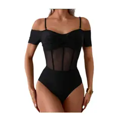 BAPU - Body corset con mangas tiras desmontables copa con arco