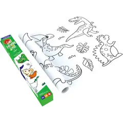 JUGANDO Y EDUCANDO - Rollo Gigante Para Colorear Diseño Dinosaurios Para Niños