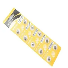 GENERICO - 10 Baterías Pilas Ag4/377-lr626-lr66 1.55v