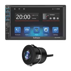 BOWMANN - Radio Carro 2 Din 7 Pulg HD Carplay Inalambrico + Cam DD-5700W