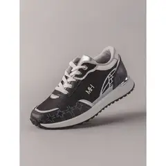 MARIO HERNANDEZ - Tenis Delta Negro Plata