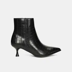 BATA - Botines Para Mujer Negro Nurle