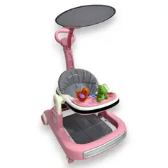 KIDSHOP - Caminador Musical Bebe Guia Tapete Dinosaurio Rosado 344B