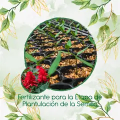 GENERICO - Fertilizante De Plantulación Para Flor Salvia Fuego De San Juan