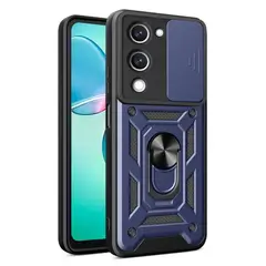 GENERICO - Funda Estuche Case Protector Slider Compatible Con Vivo Y04 4G Azul