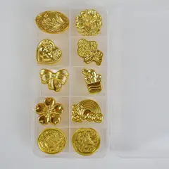 GENERICO - Set Sellos Metálicos Formas x10