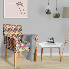 DKO DESIGN - Combo Sala Poltrona Colors + Mesa de centro Blanca 88x59x55