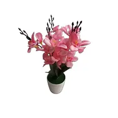 GENERICO - Planta Artificial Flor Rosa