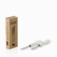 AMBIENTE GOURMET - Cuchillo para untar marmol setx2