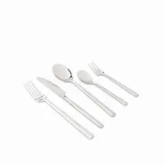 AMBIENTE GOURMET - Cubiertos austin plateado setx20