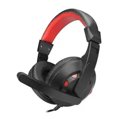 RAMITECH - Audífonos con Diadema y Micrófono Plugs 3.5 Mm+ Convertidor