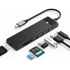 ORICO - Adaptador Usb C A Hdmi Hub Tipo C 7 En 1 4k