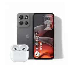 MOTOROLA - Celular G15 4GB 256GB Gris con audífonos inalámbricos