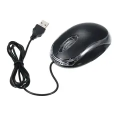 GENERICO - Mouse Usb Optico Iluminado - Raton Económico Para Computador